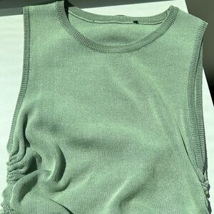 Mint green summer dress